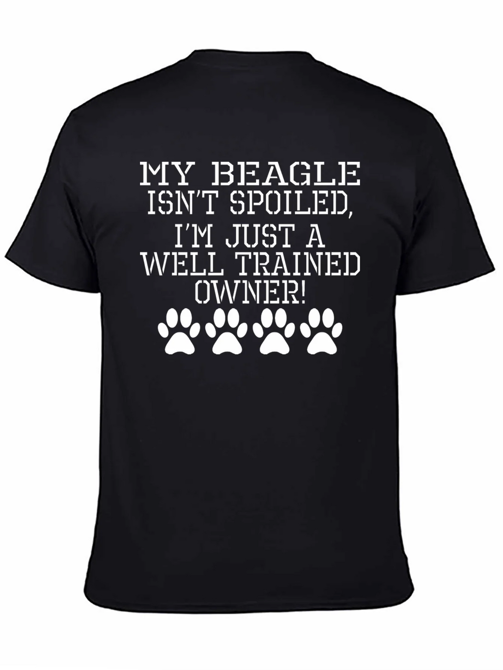 Funny Beagle Owner T-Shirt - Well Trained product image 4