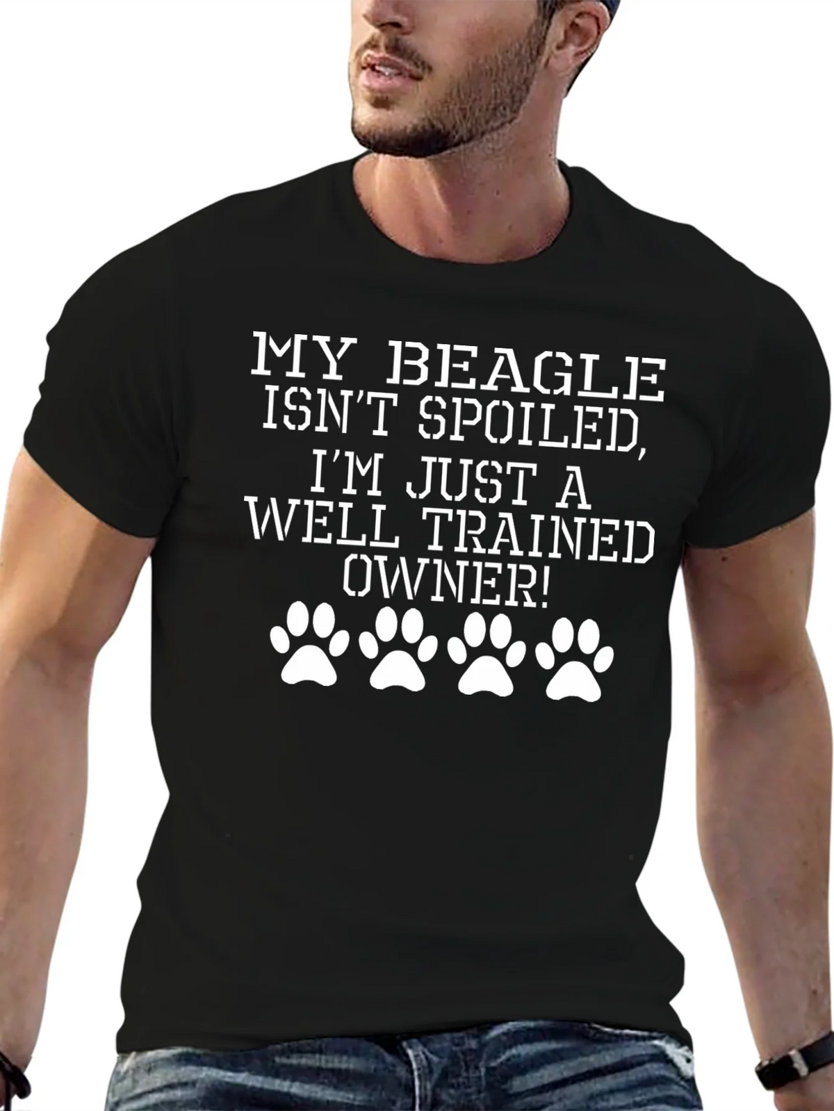 Funny Beagle Owner T-Shirt - Well Trained product image 6