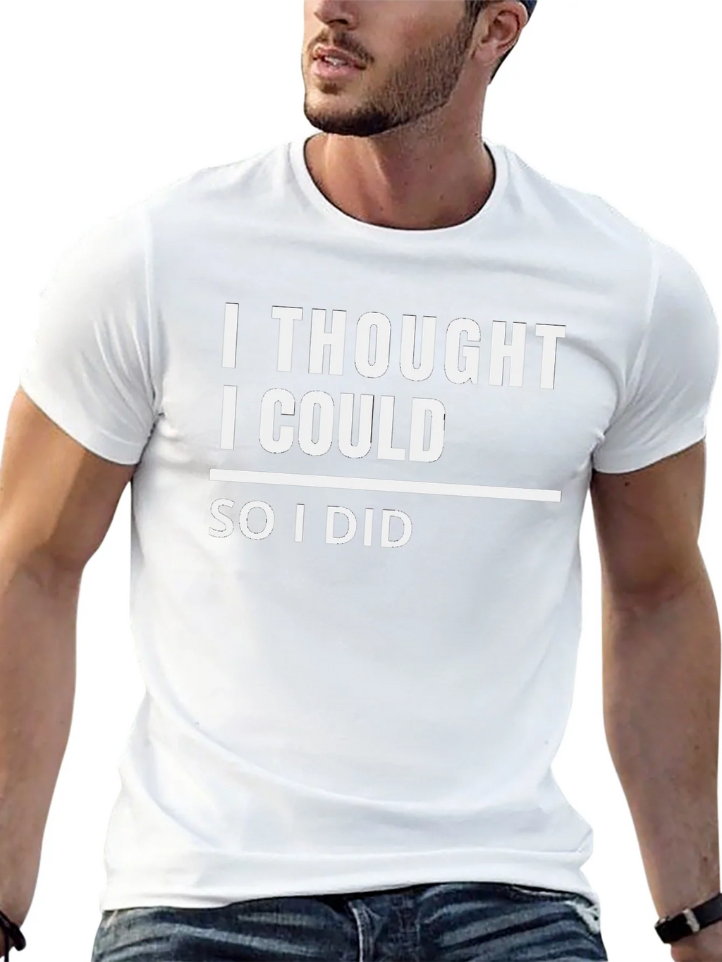 Motivational I Thought I Could Black T-Shirt product image 12