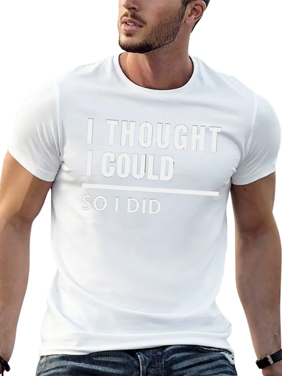 Motivational I Thought I Could Black T-Shirt product image 12