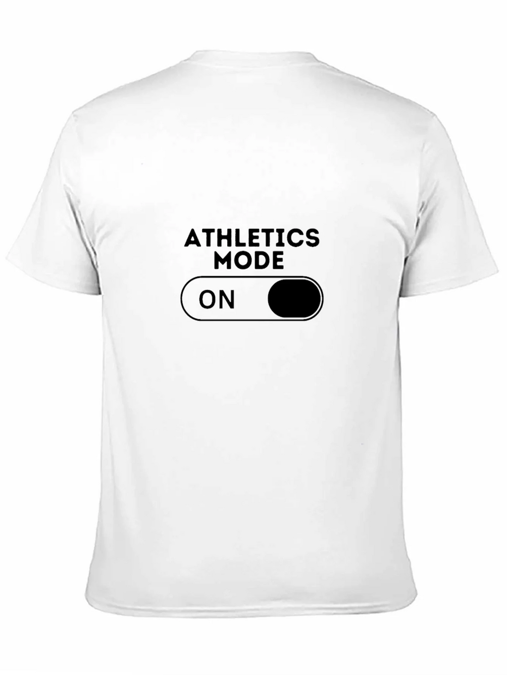 Athletics Mode On Black T-Shirt product image 10
