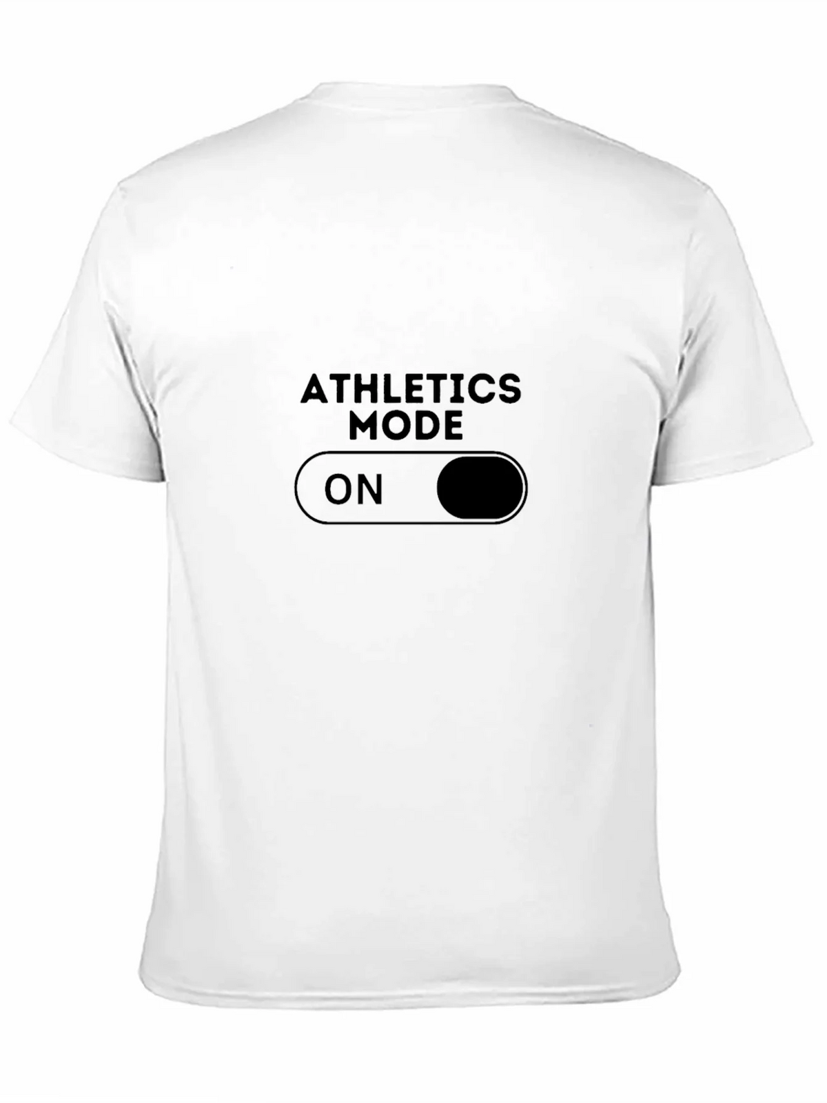 Athletics Mode On Black T-Shirt product image 10
