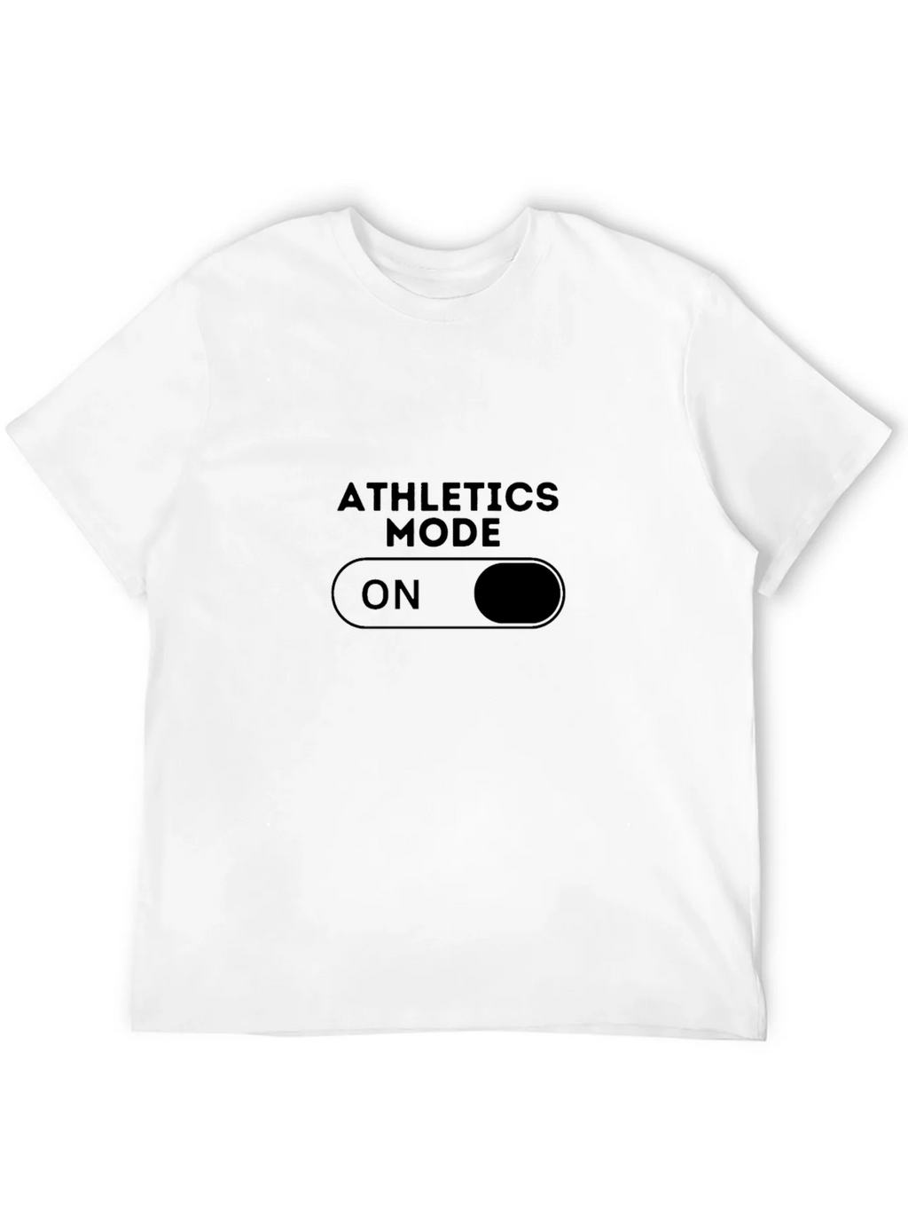 Athletics Mode On Black T-Shirt product image 11