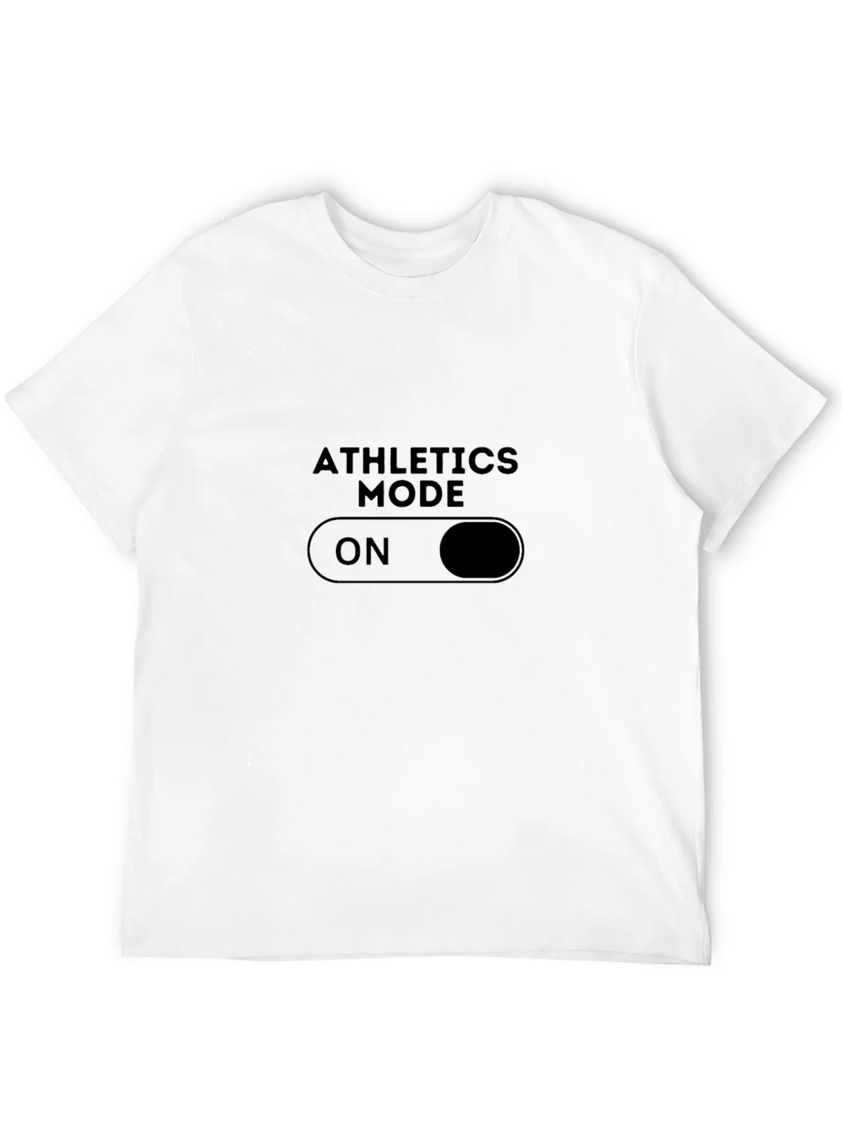 Athletics Mode On Black T-Shirt product image 11