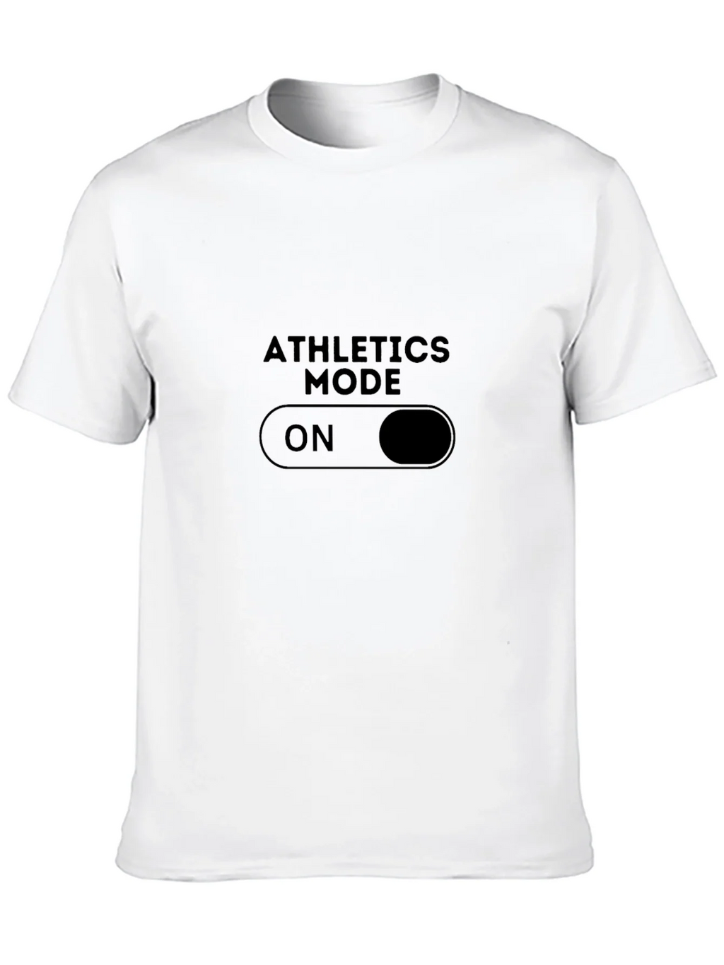 Athletics Mode On Black T-Shirt product image 9