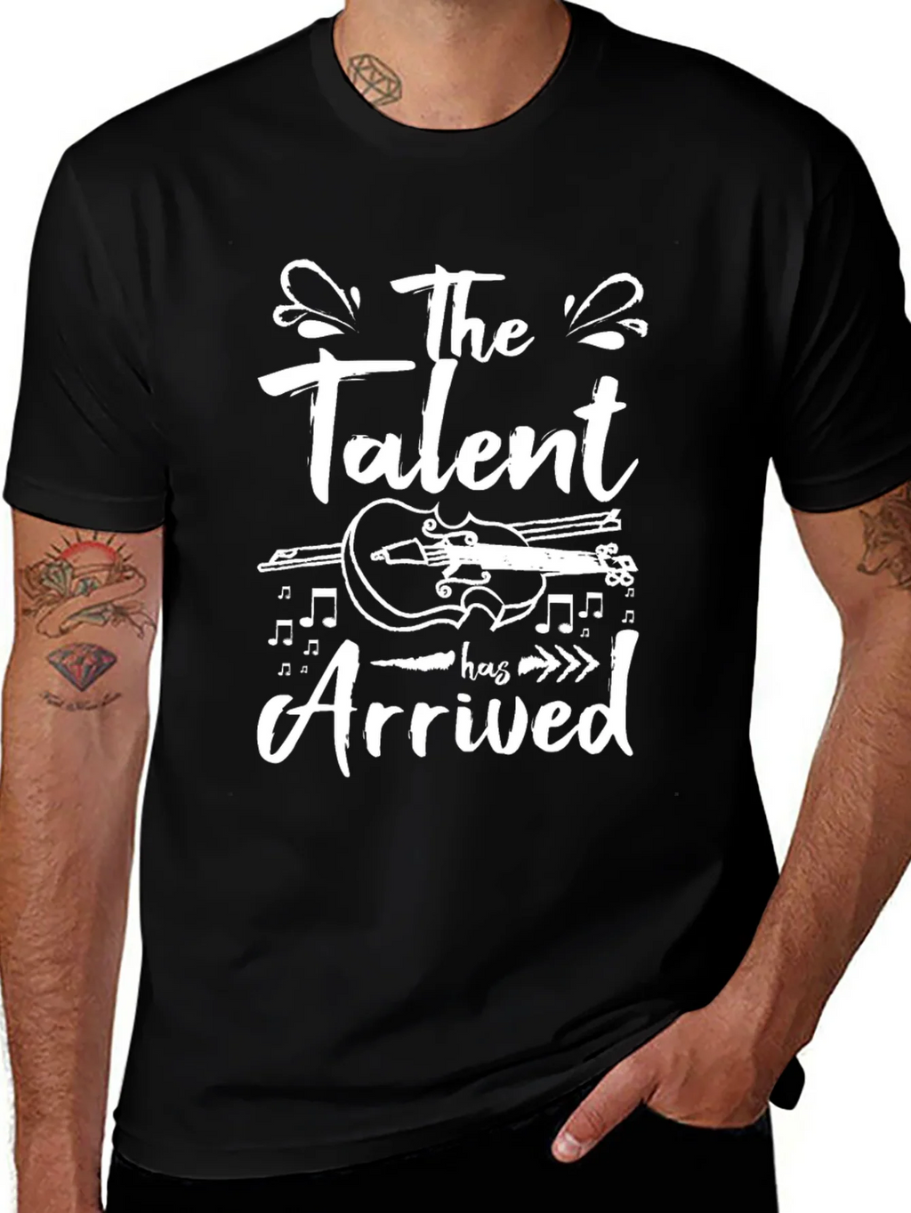 Talent Arrived T-Shirt - Violin Music Tee product image 1