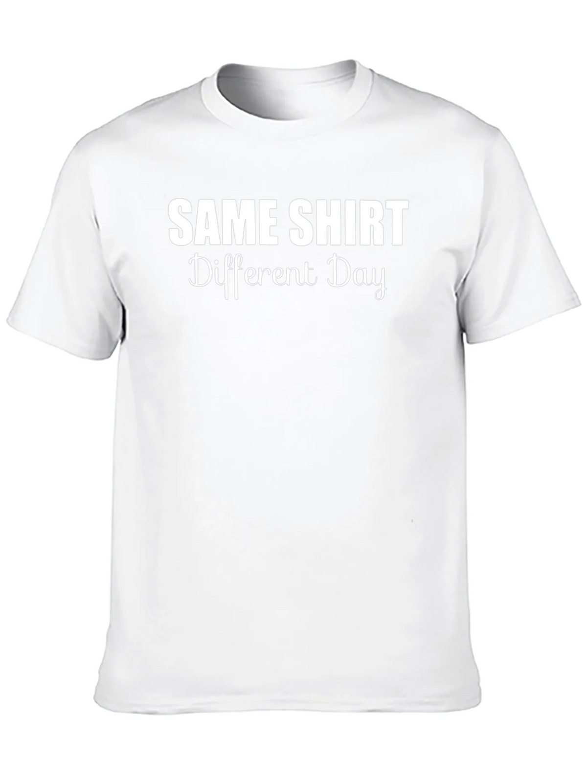 Same Shirt Different Day Graphic Tee - Black product image 9