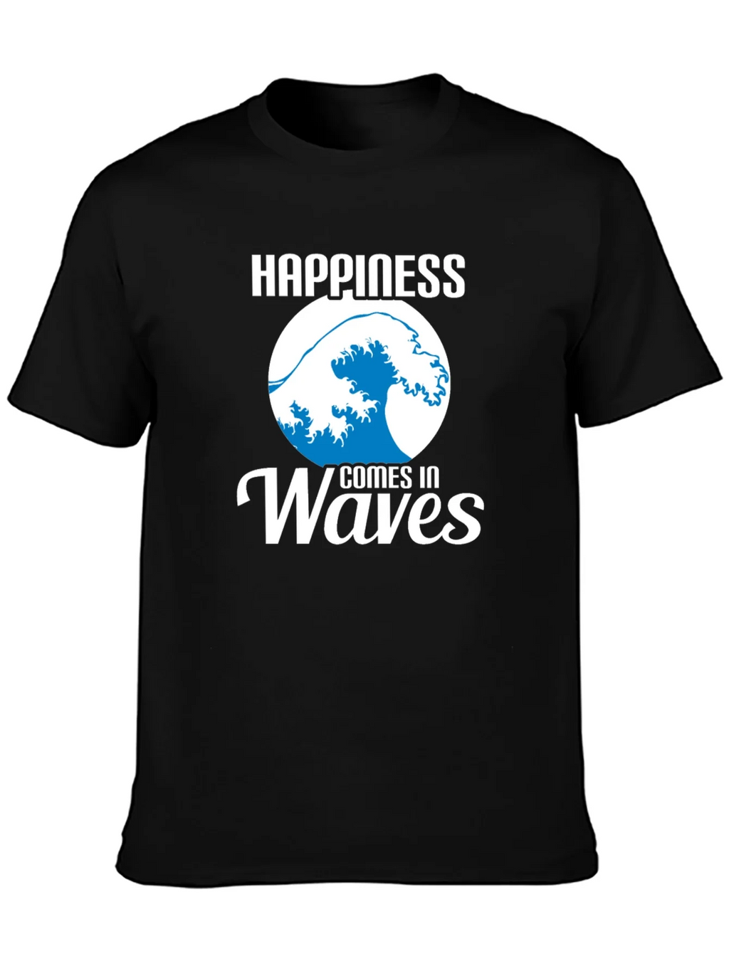 Happiness Comes in Waves Graphic Tee product image 1