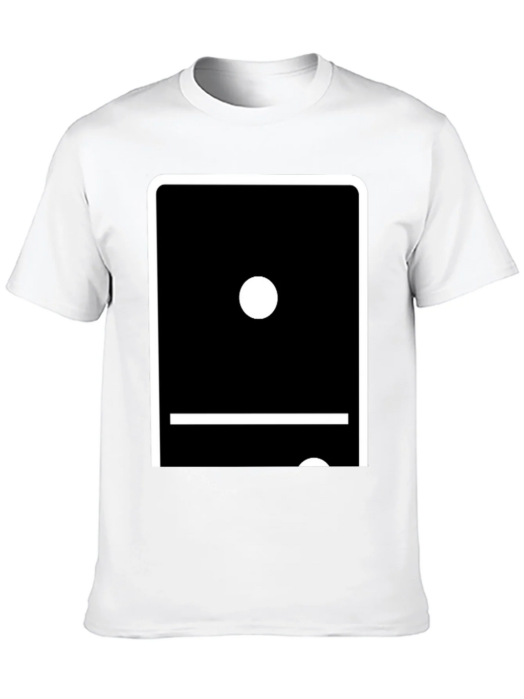 Domino Double Blank T-Shirt - Unique Graphic Tee product image 9