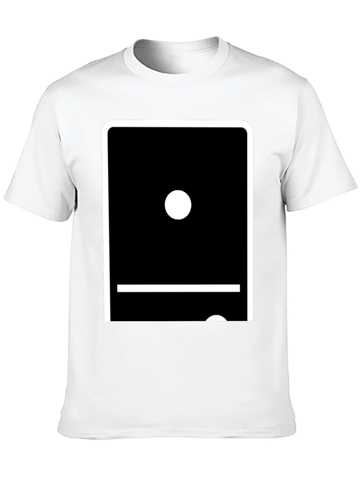 Domino Double Blank T-Shirt - Unique Graphic Tee product image 9