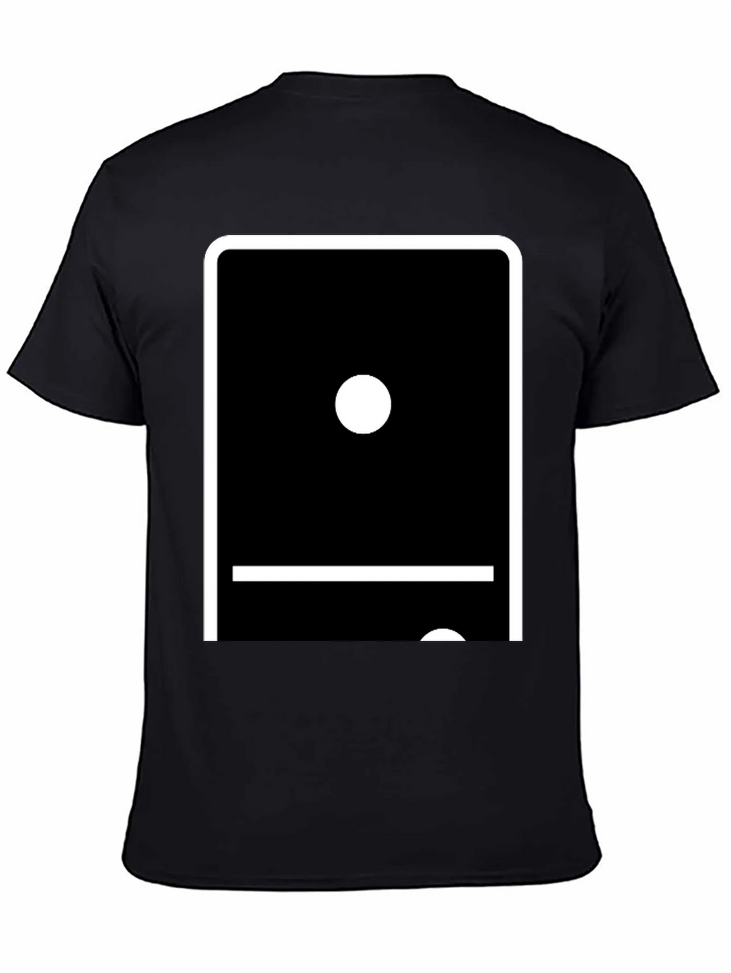 Domino Double Blank T-Shirt - Unique Graphic Tee product image 4
