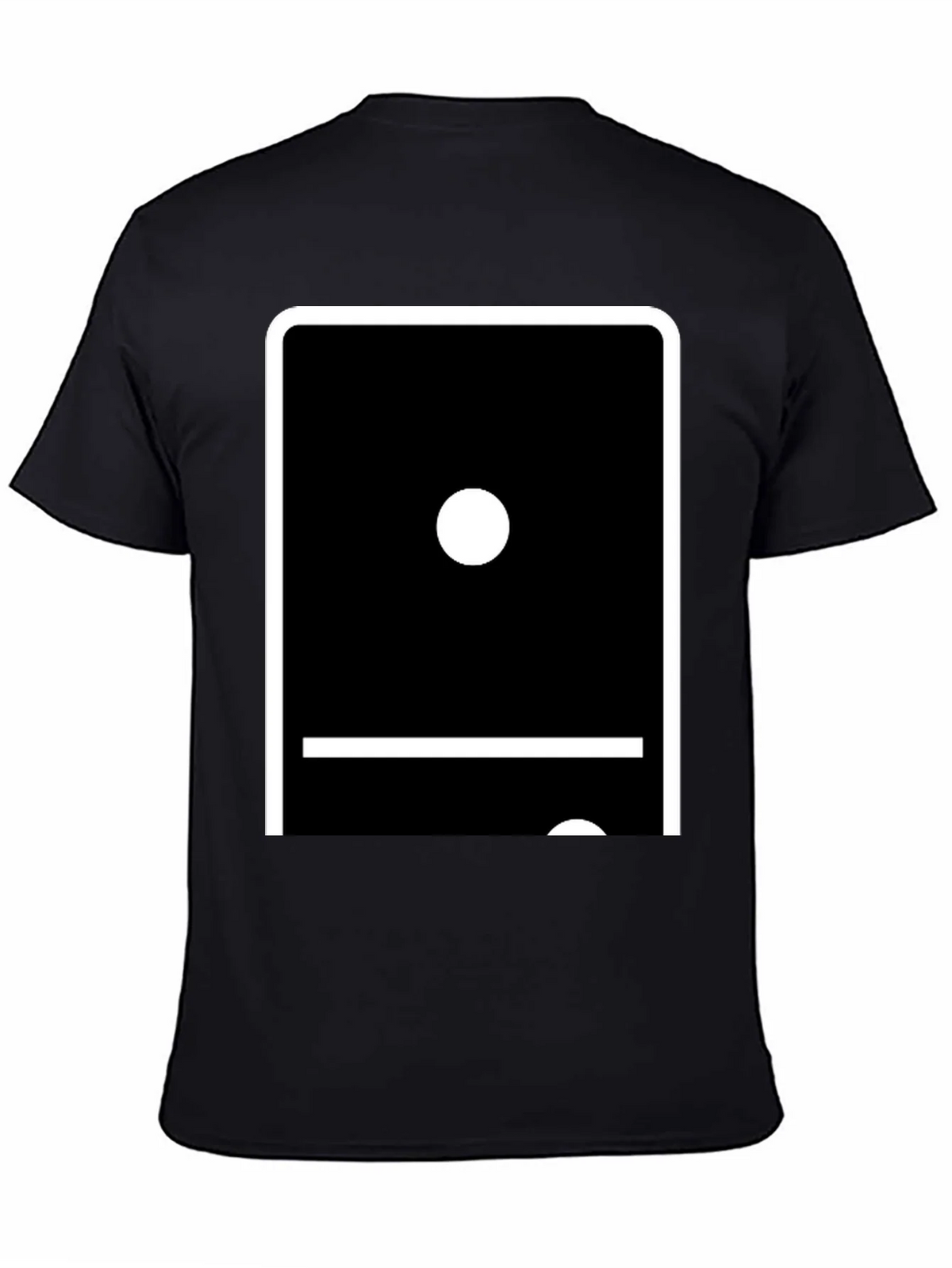 Domino Double Blank T-Shirt - Unique Graphic Tee product image 4