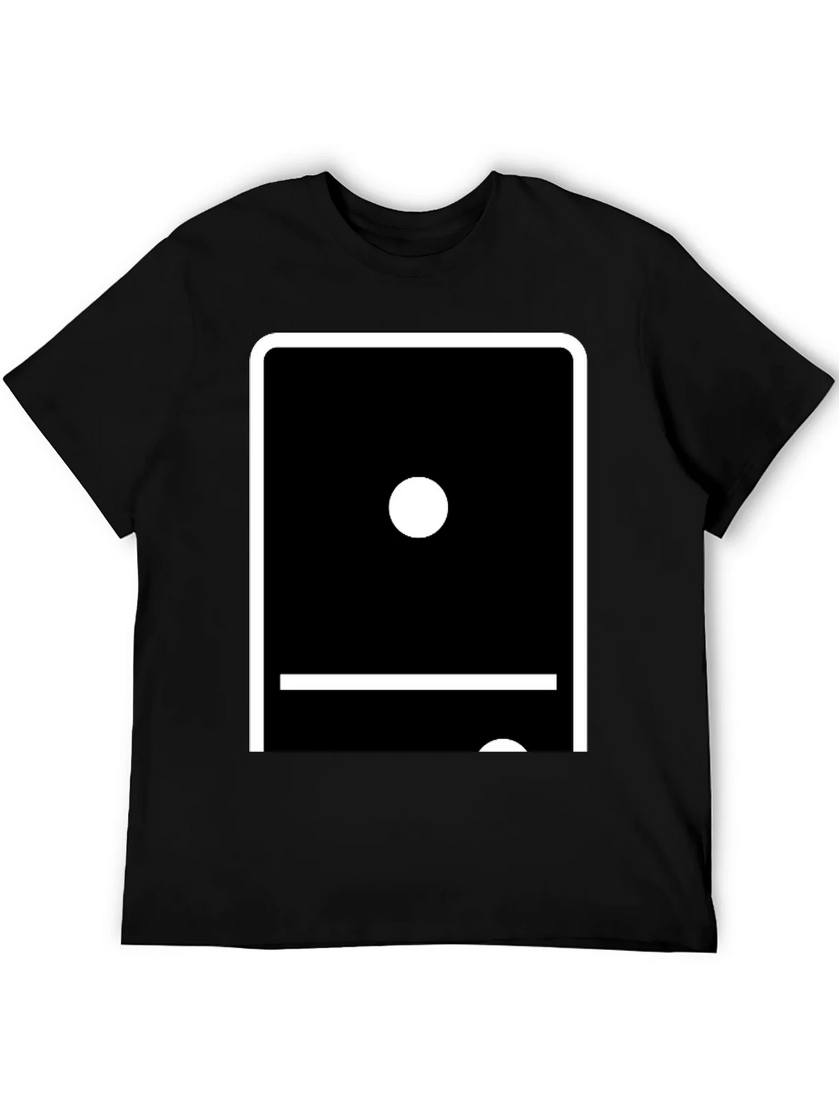 Domino Double Blank T-Shirt - Unique Graphic Tee product image 5