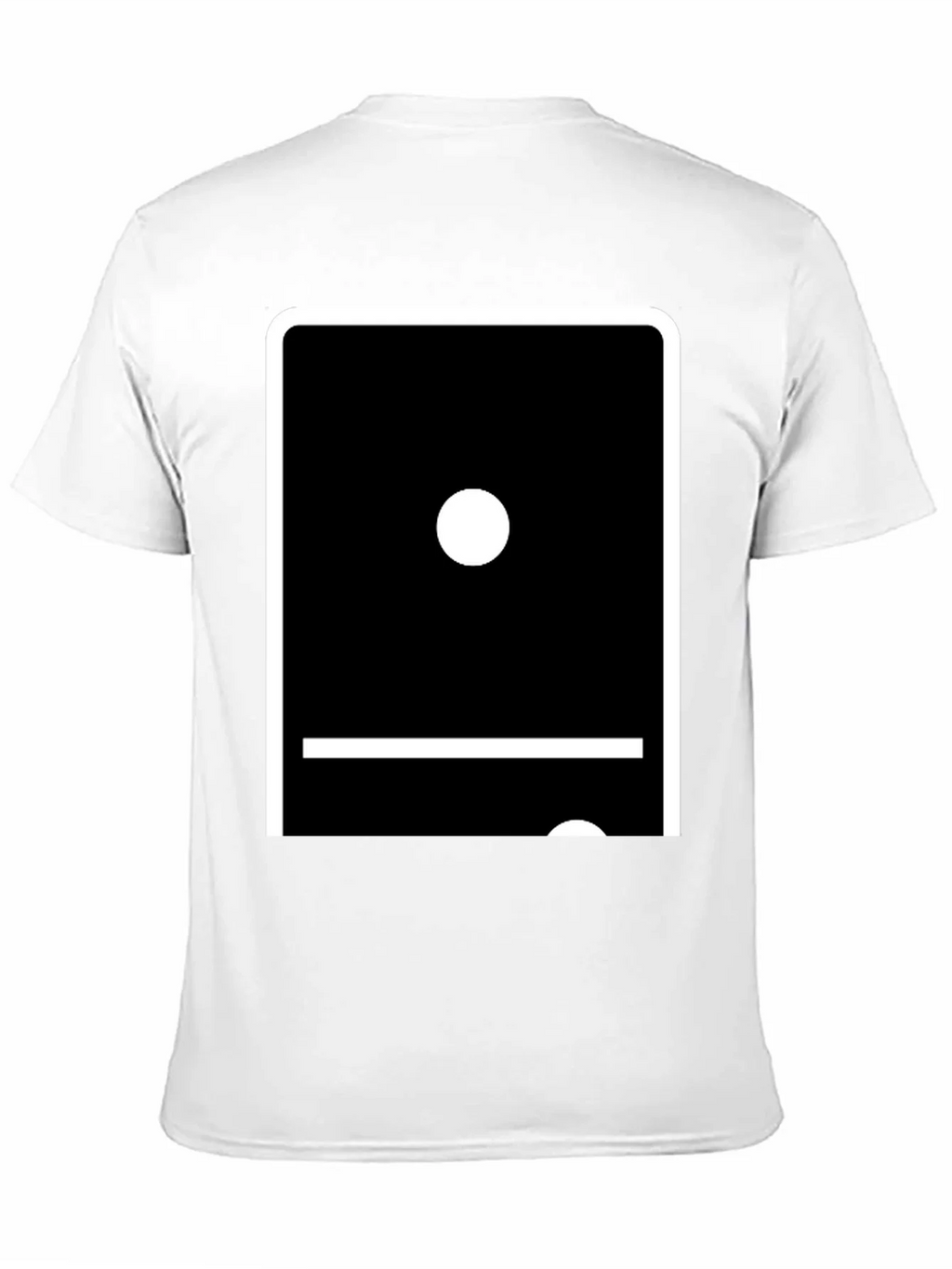 Domino Double Blank T-Shirt - Unique Graphic Tee product image 10