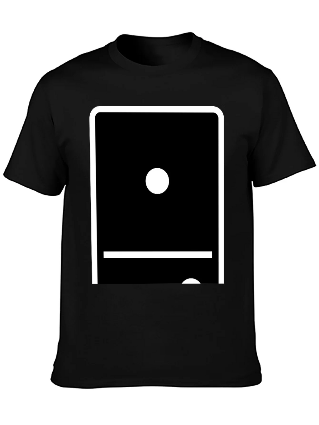 Domino Double Blank T-Shirt - Unique Graphic Tee product image 3
