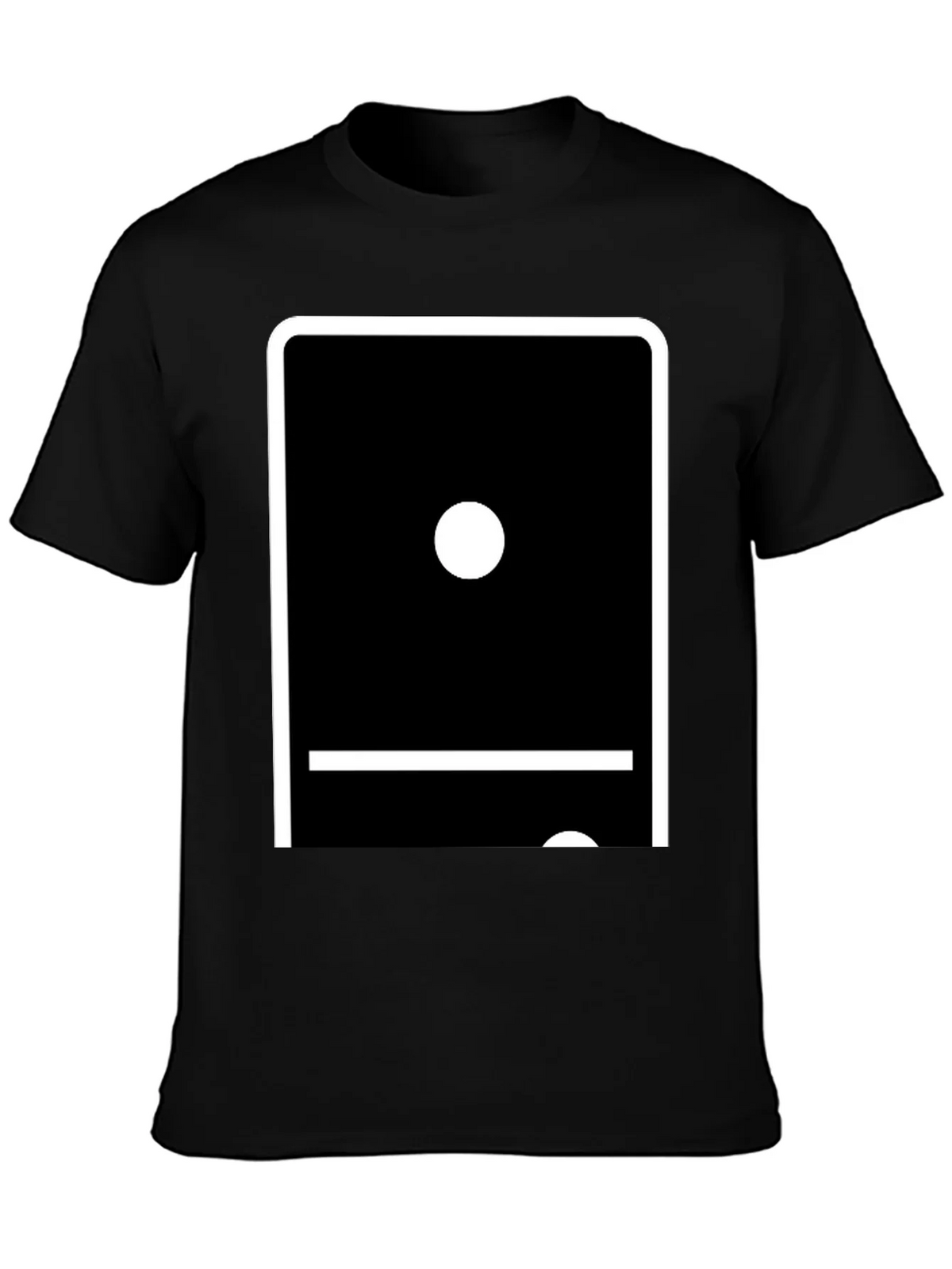 Domino Double Blank T-Shirt - Unique Graphic Tee product image 3