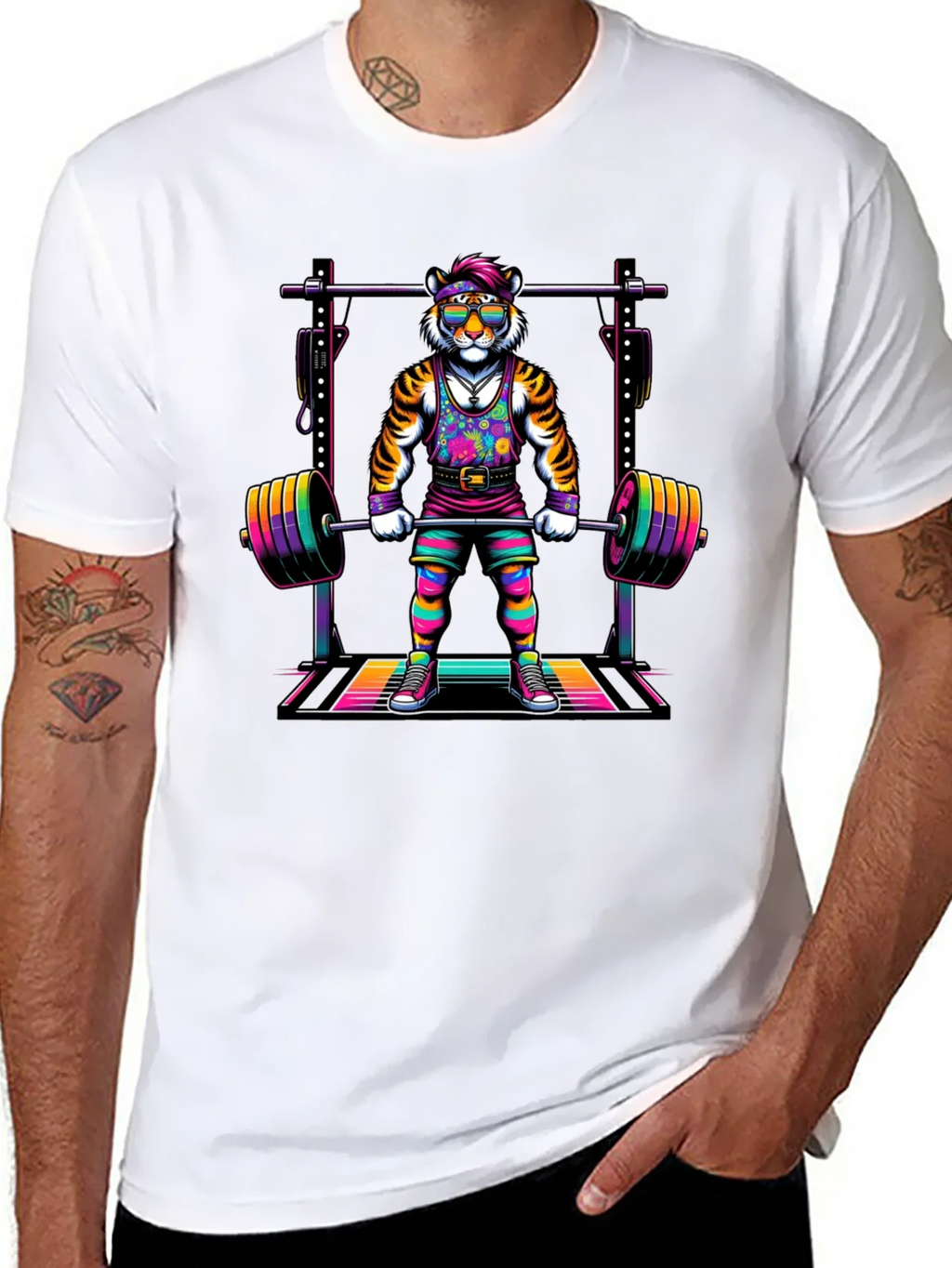 Tiger Gym T-Shirt - Black product image 5