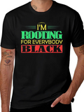 Rooting For Everybody Black T-Shirt product image 1