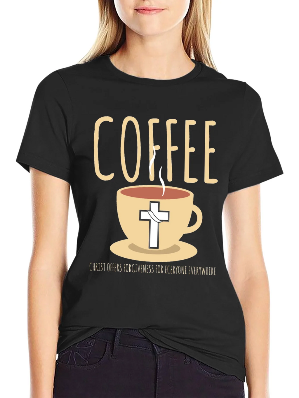 Coffee and Christ Graphic T-Shirt product image 2