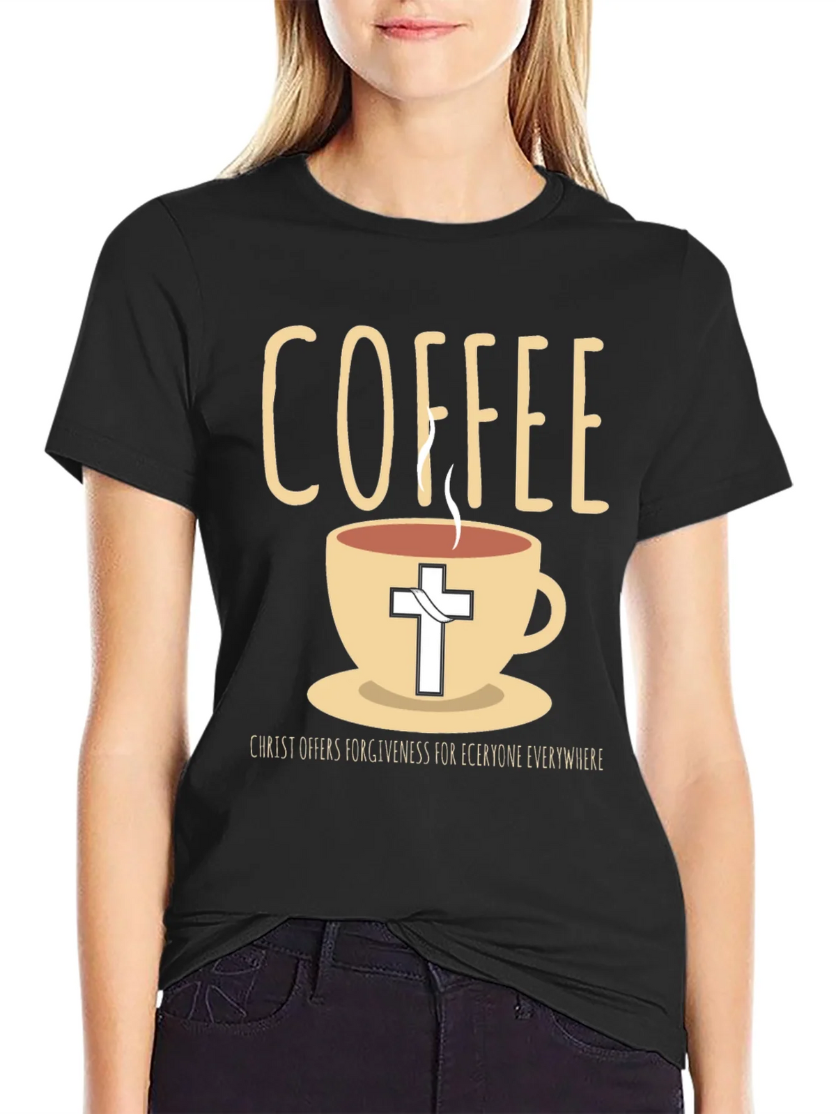 Coffee and Christ Graphic T-Shirt product image 2