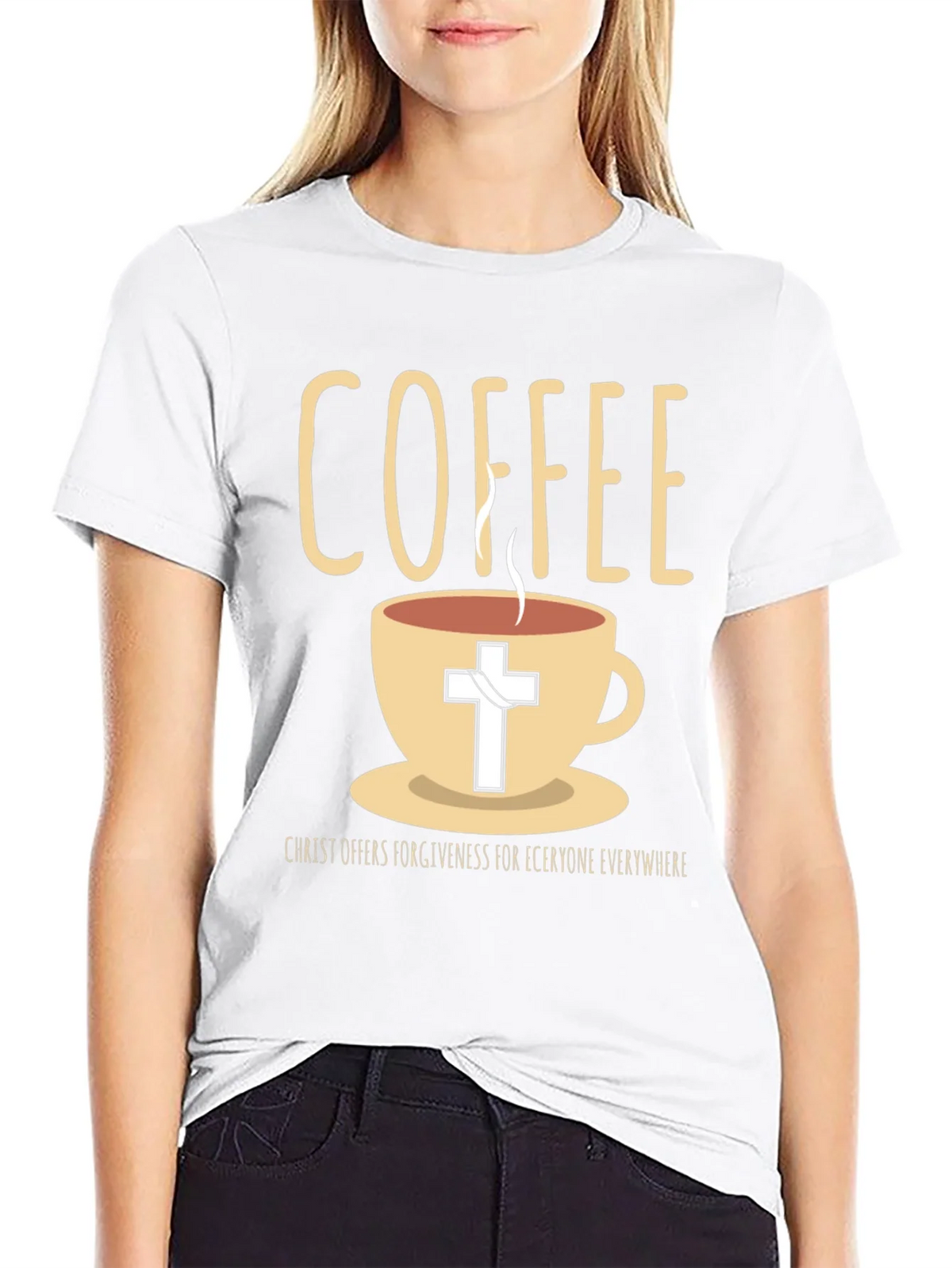 Coffee and Christ Graphic T-Shirt product image 8