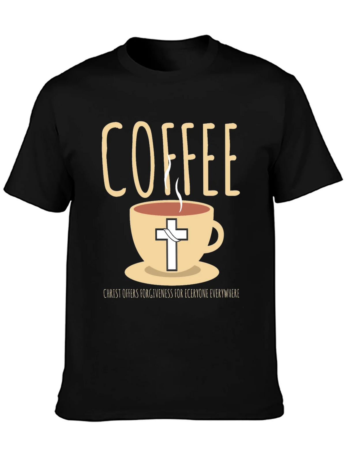 Coffee and Christ Graphic T-Shirt product image 3