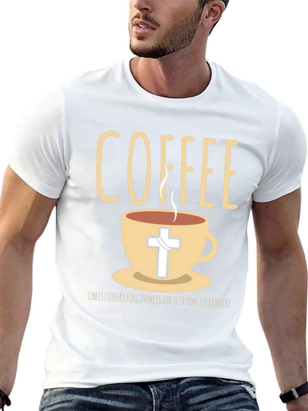 Coffee and Christ Graphic T-Shirt product image 12