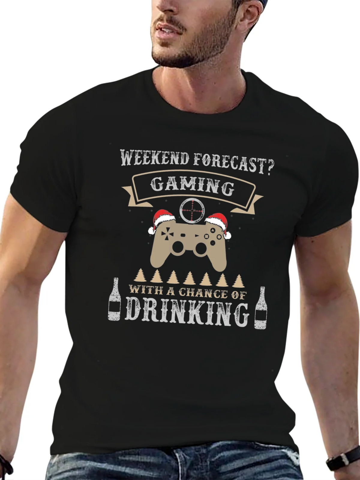 Gaming Weekend Forecast T-Shirt product image 6