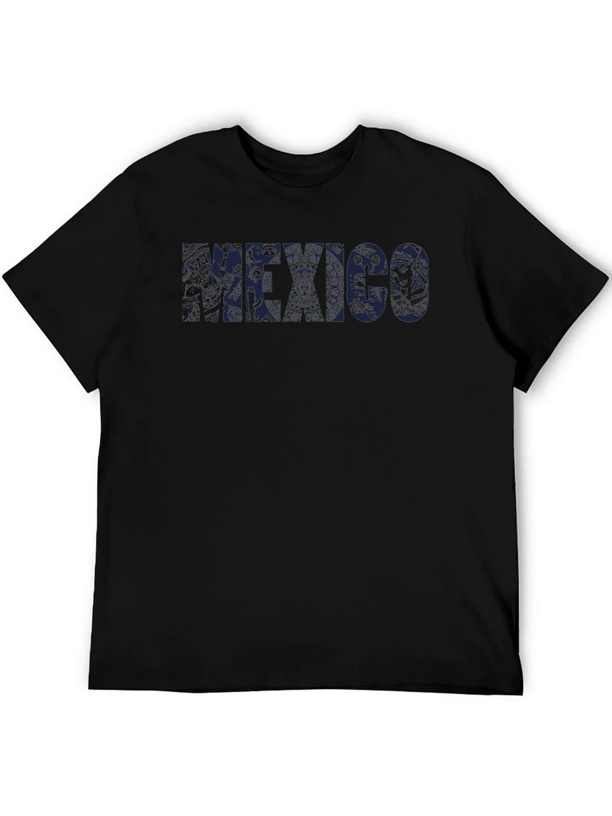 Black Graphic T-Shirt - Mexico Design product image 4