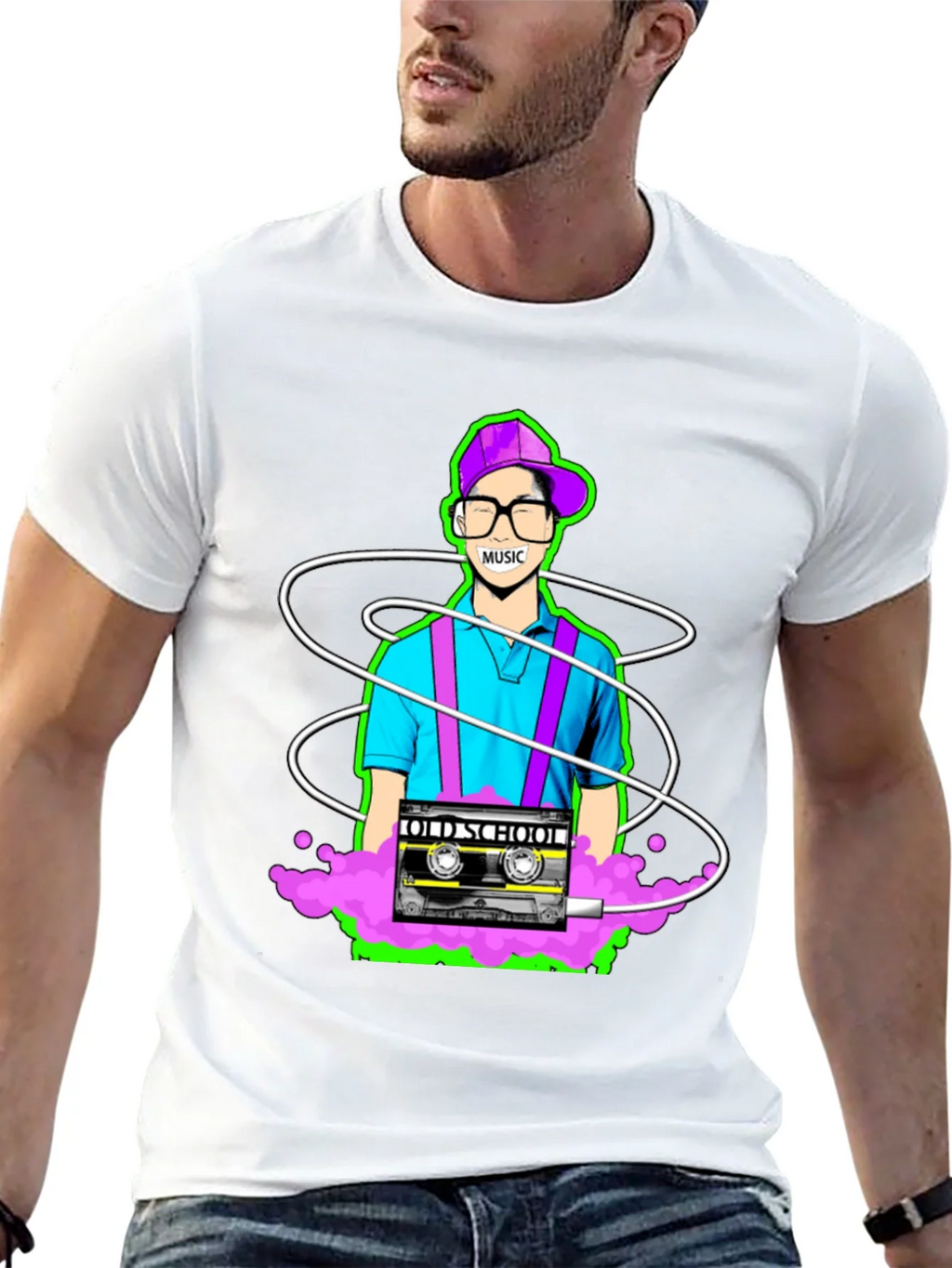 Old School Music T-Shirt product image 4