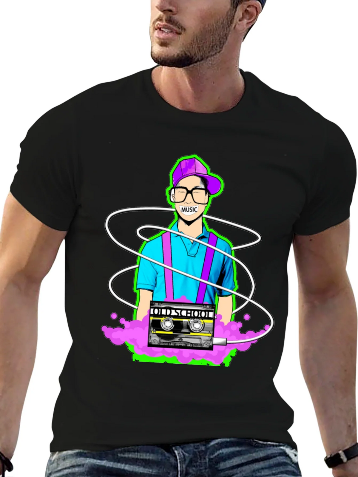 Old School Music T-Shirt product image 3