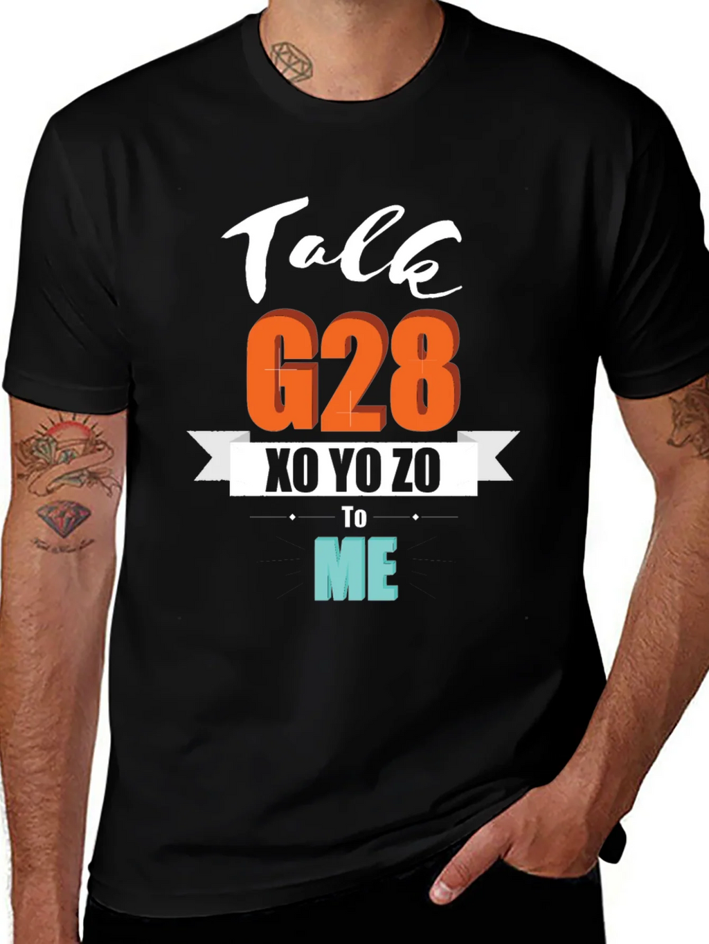 Talk G28 XO YO ZO to Me Graphic T-Shirt product image 1