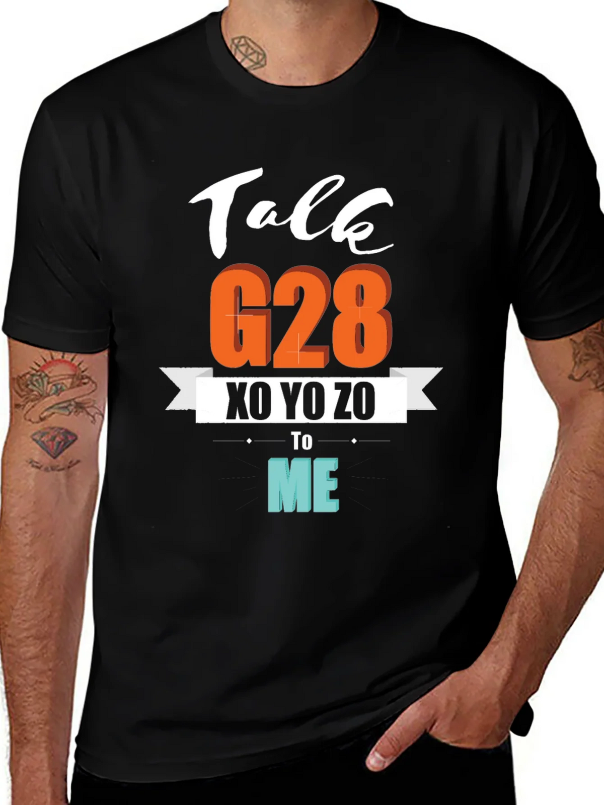 Talk G28 XO YO ZO to Me Graphic T-Shirt product image 1