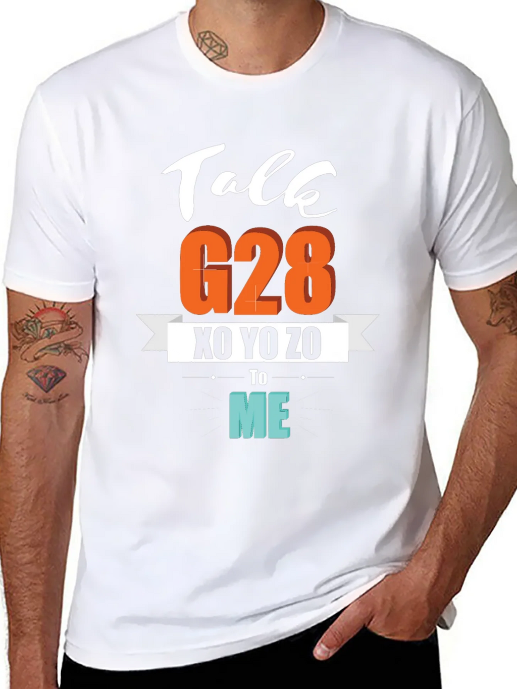 Talk G28 XO YO ZO to Me Graphic T-Shirt product image 7