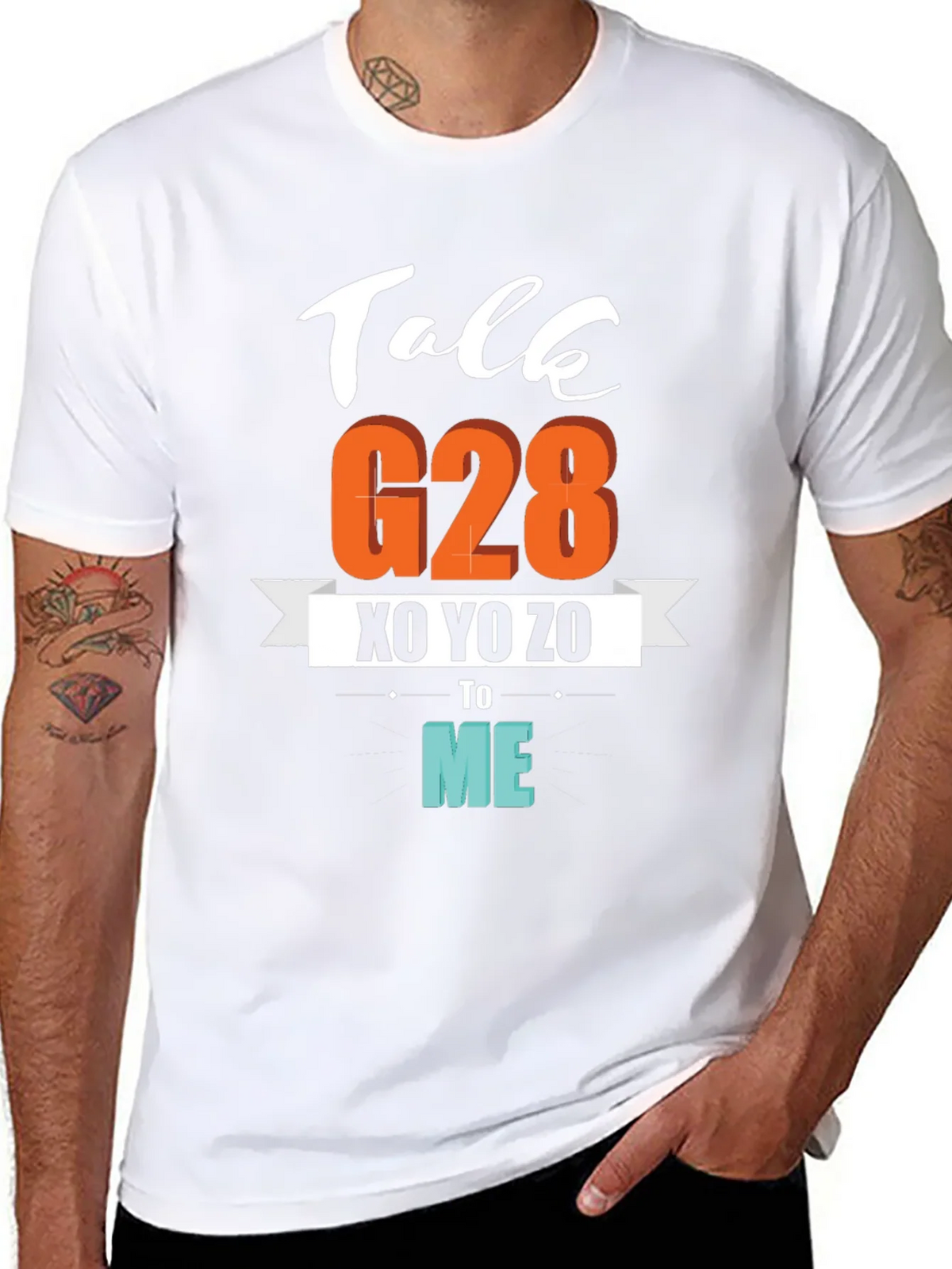 Talk G28 XO YO ZO to Me Graphic T-Shirt product image 7