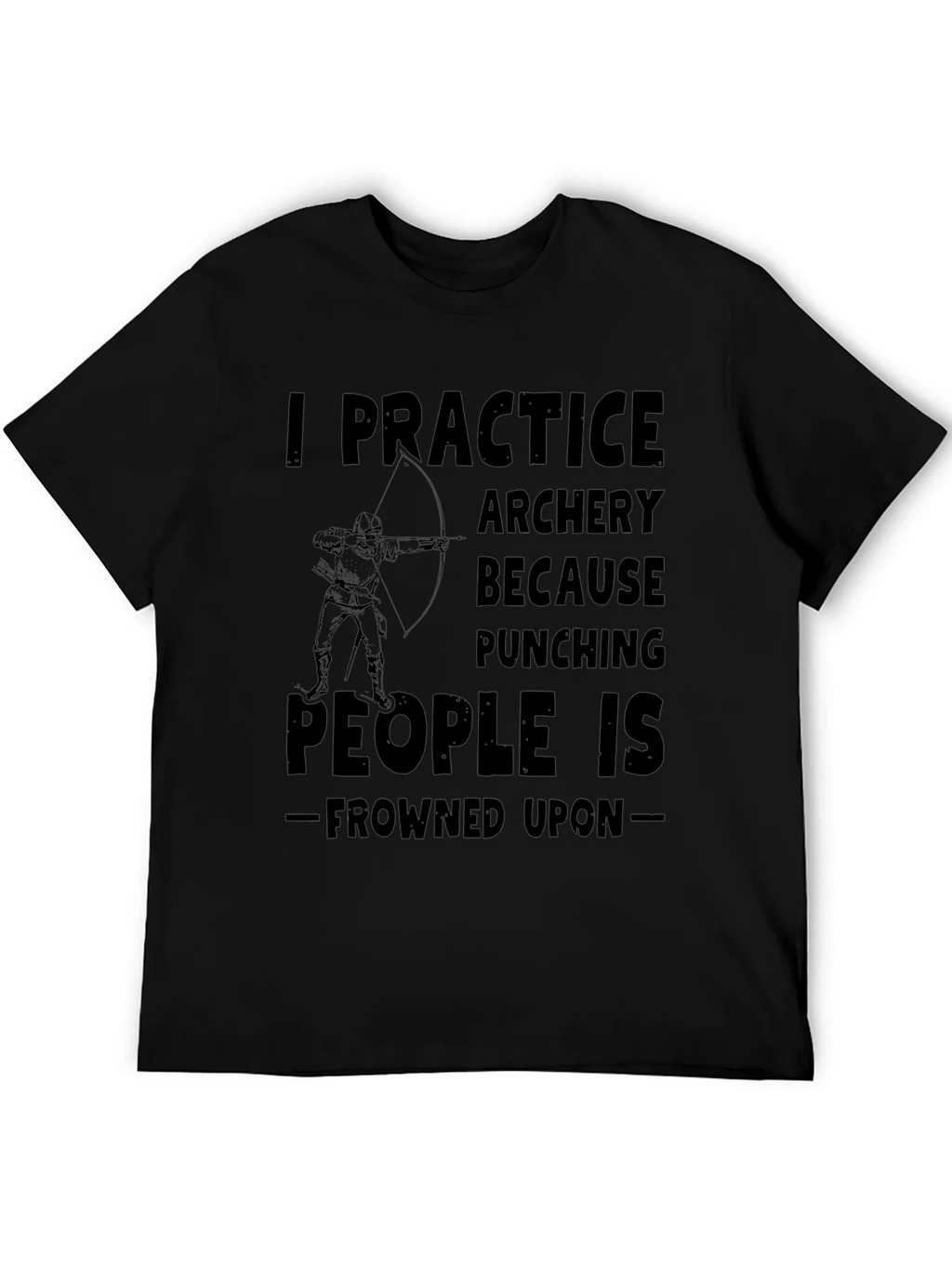 Archery Practice Tee - Punching Frowned Upon product image 5