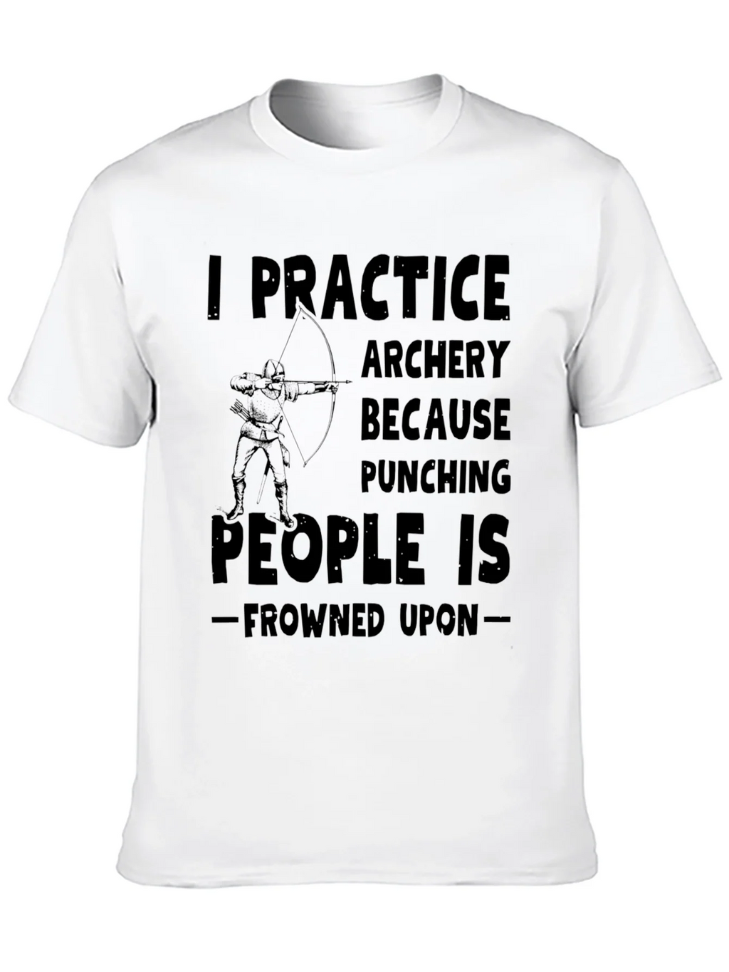 Archery Practice Tee - Punching Frowned Upon product image 9