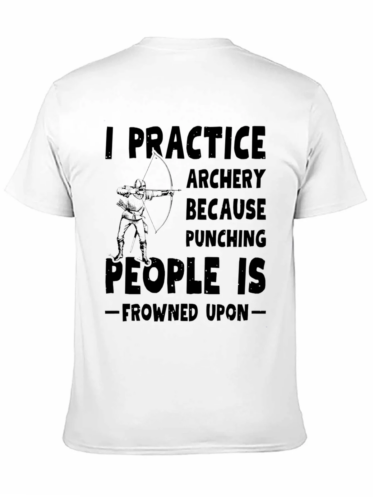 Archery Practice Tee - Punching Frowned Upon product image 10