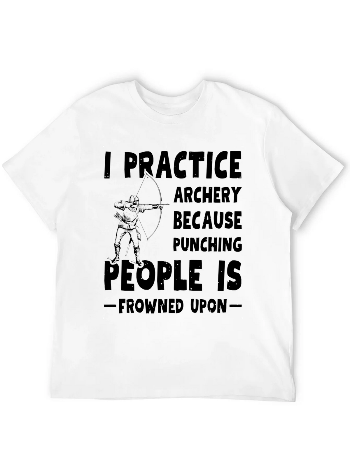 Archery Practice Tee - Punching Frowned Upon product image 11