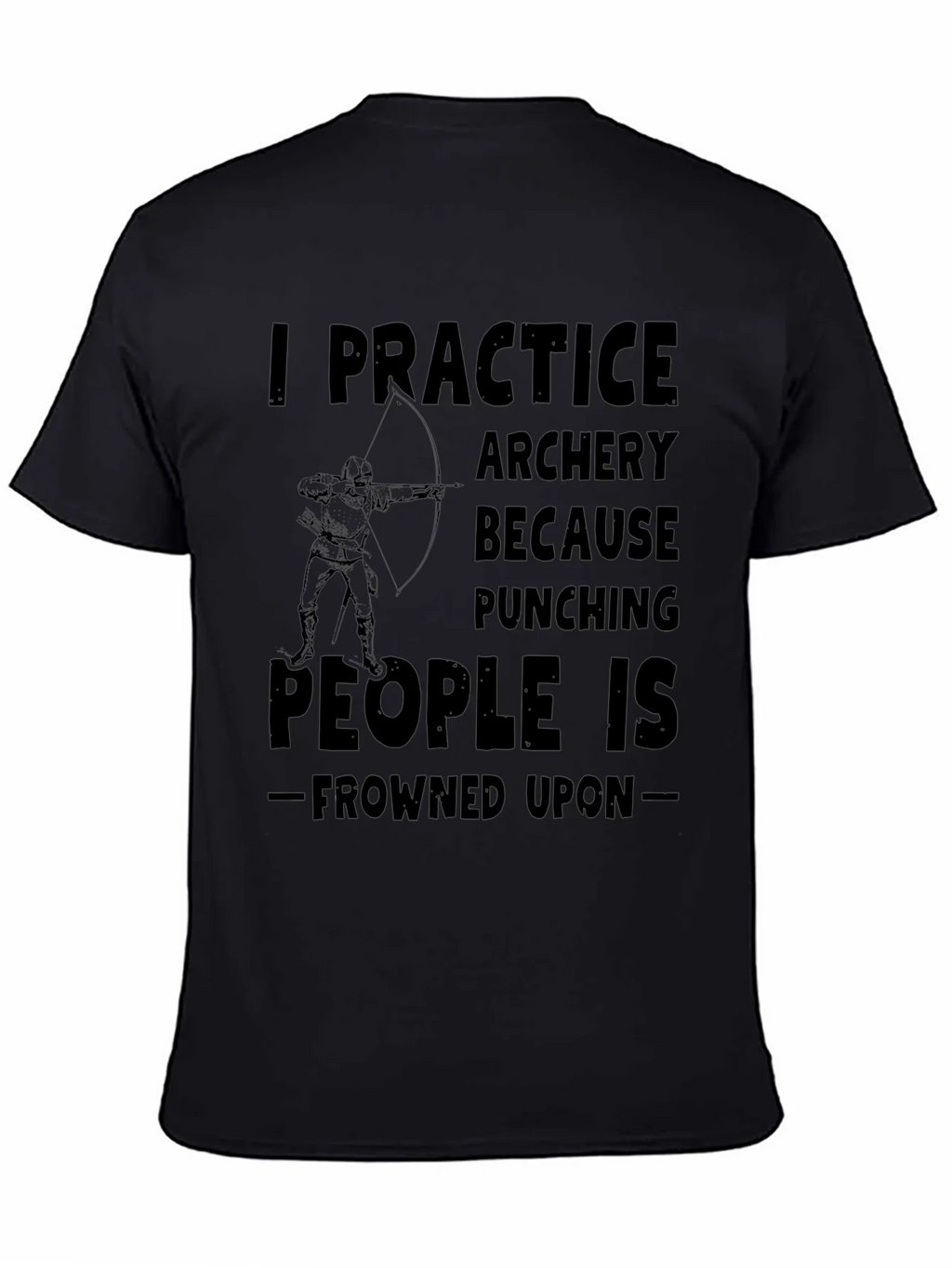 Archery Practice Tee - Punching Frowned Upon product image 4