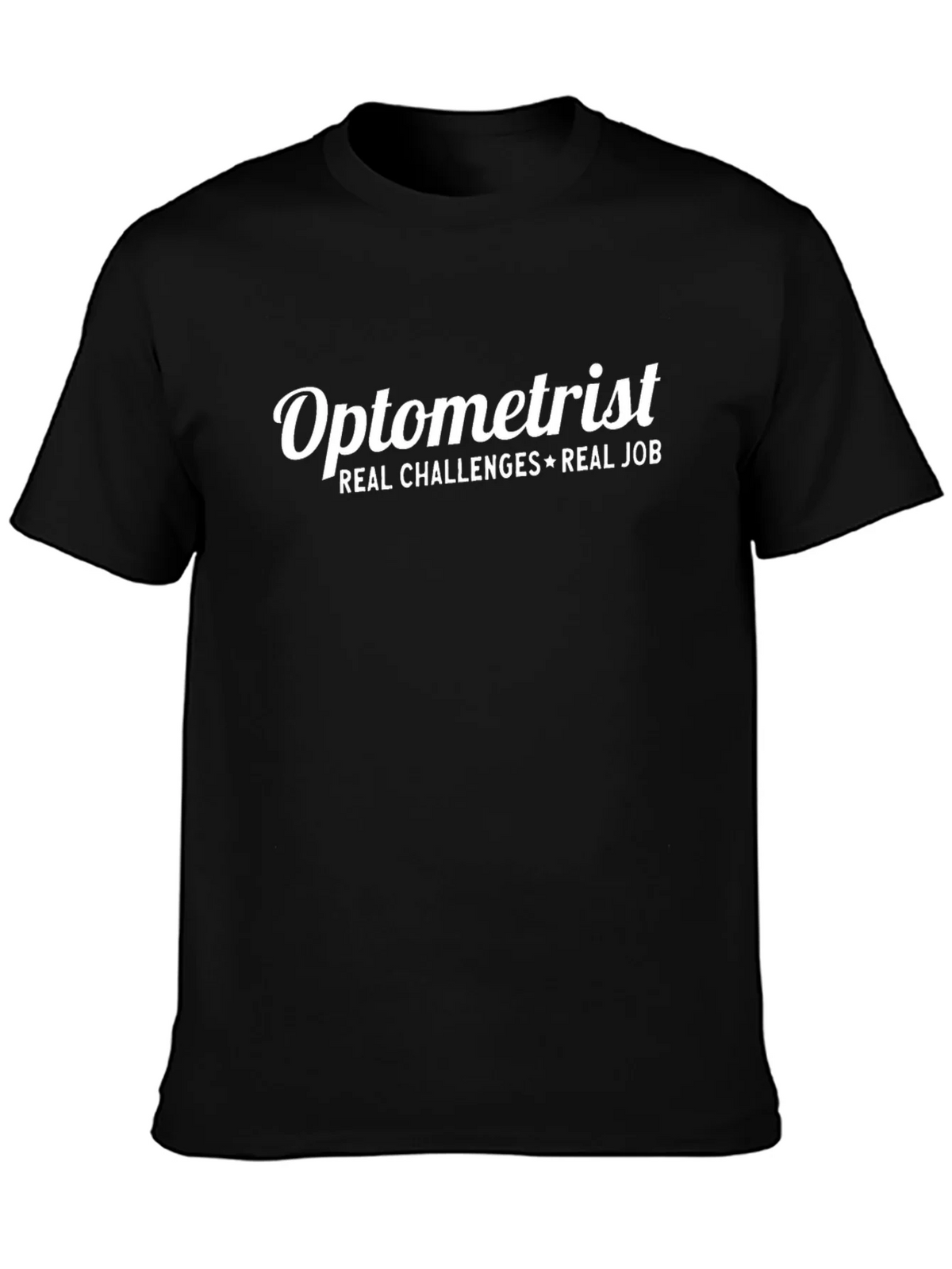 Optometrist Real Challenges Job Graphic T-Shirt product image 1
