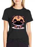 Cute Cartoon Tiger Graphic Tee product image 1