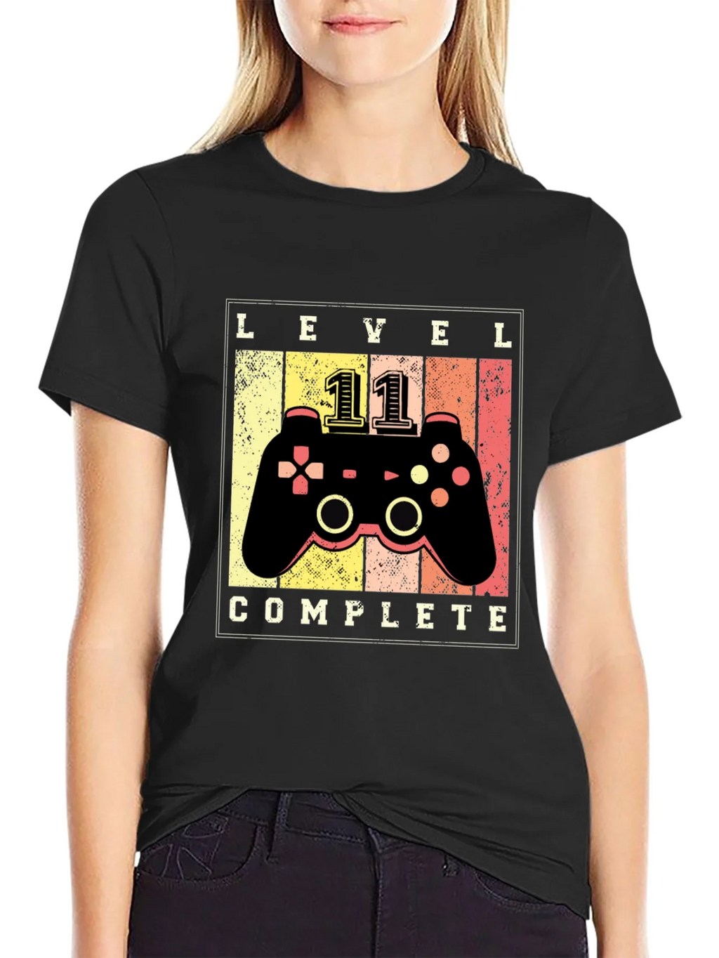Level 11 Complete Gaming T-Shirt - Gamer Gift product image 2