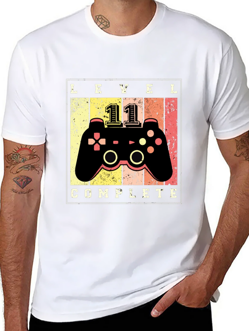 Level 11 Complete Gaming T-Shirt - Gamer Gift product image 7