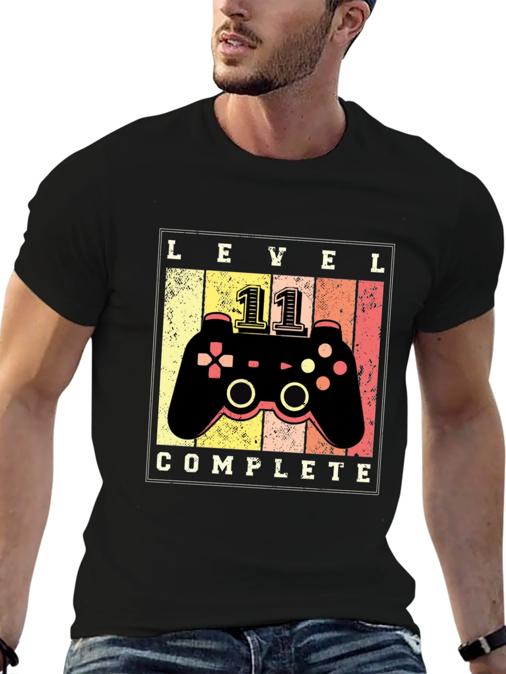 Level 11 Complete Gaming T-Shirt - Gamer Gift product image 6