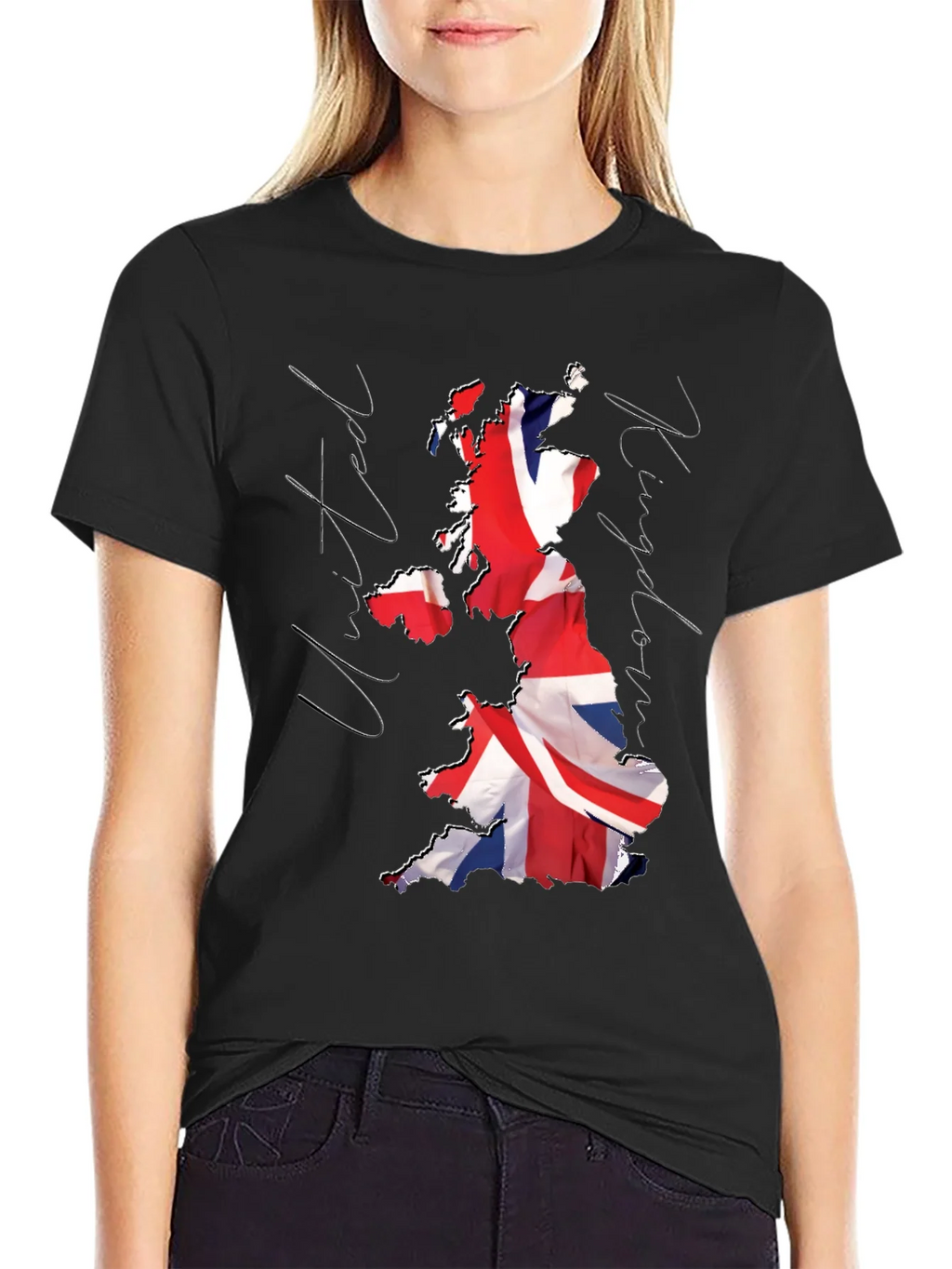Union Jack Map T-Shirt - United Kingdom Pride product image 2