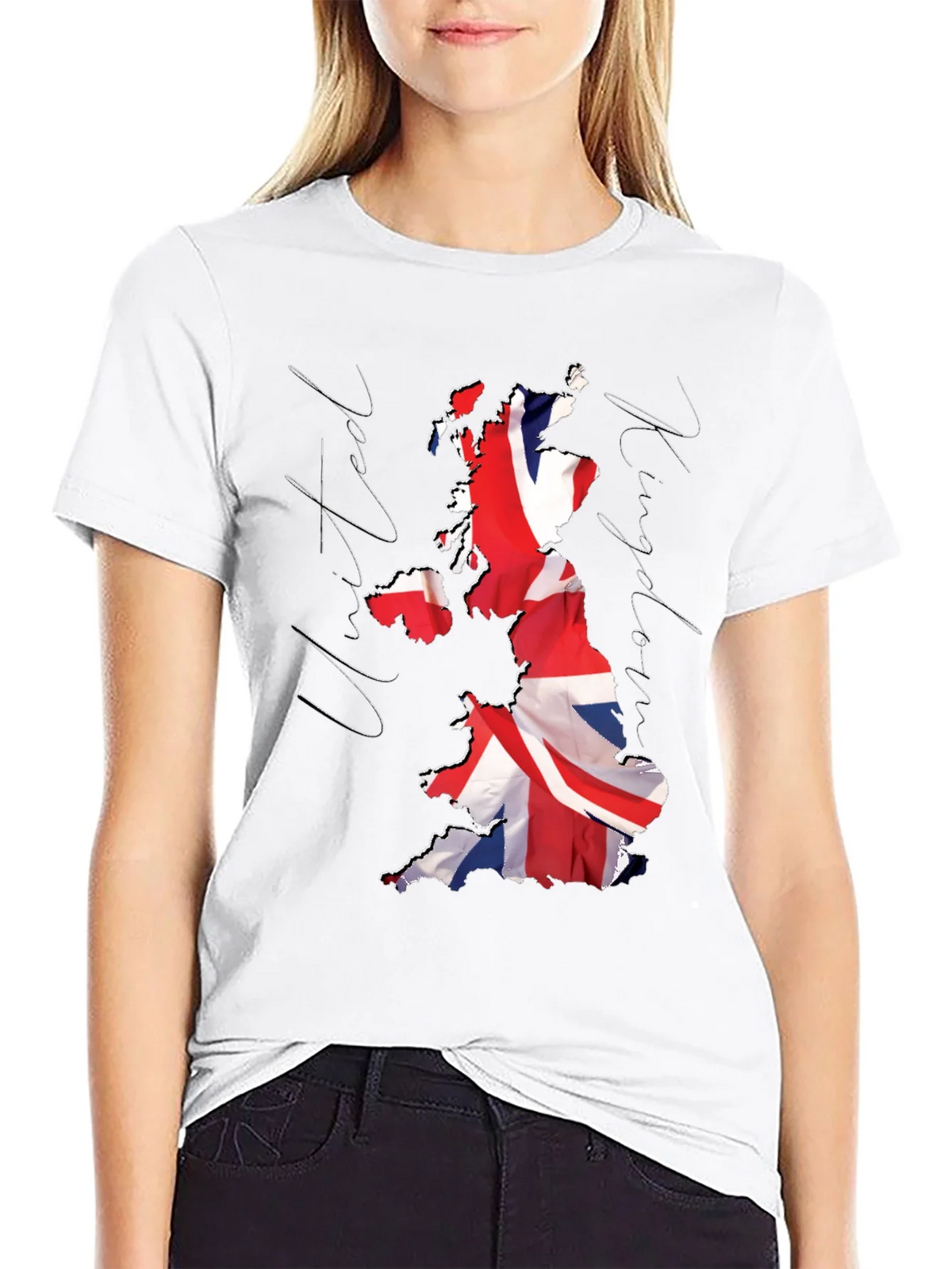 Union Jack Map T-Shirt - United Kingdom Pride product image 8