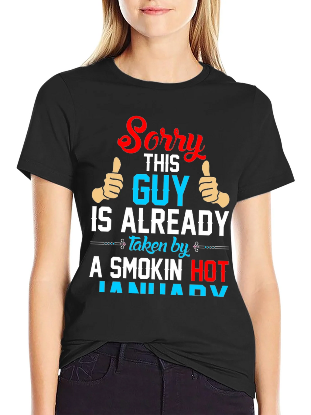 Sorry This Guy Is Already Taken By January T-Shirt product image 2