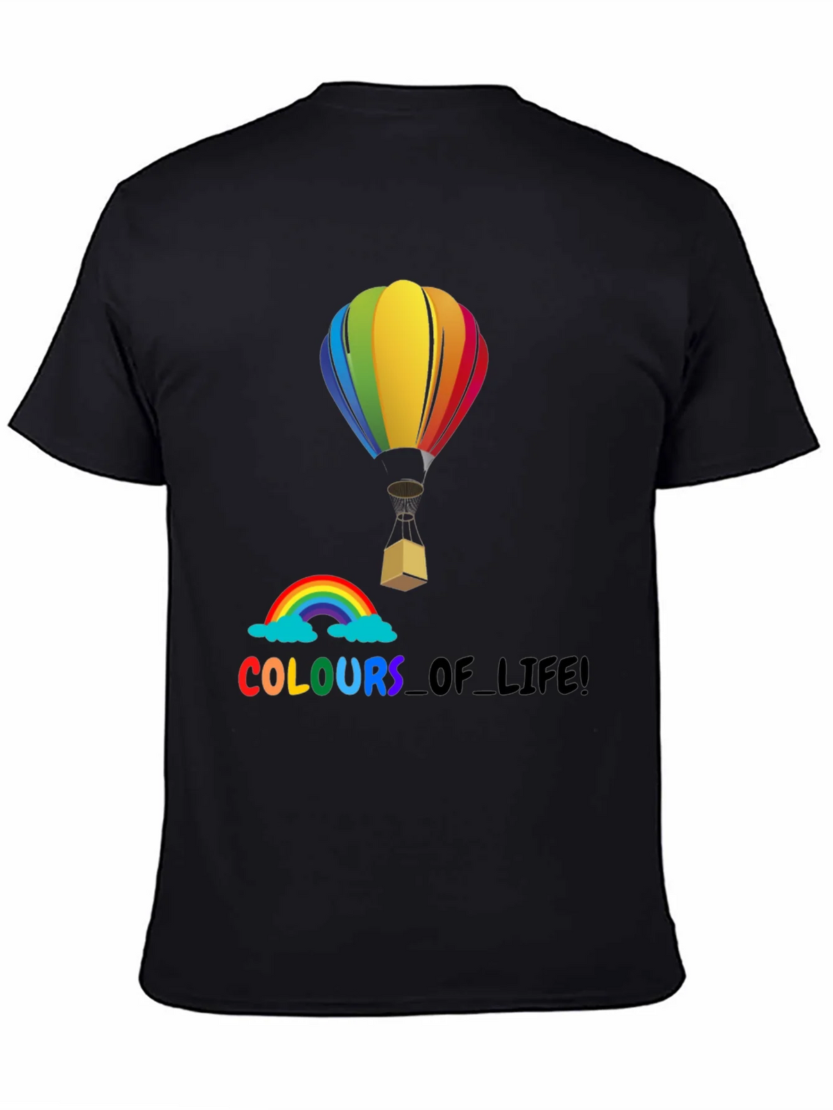 Rainbow Colors of Life Graphic T-Shirt product image 4