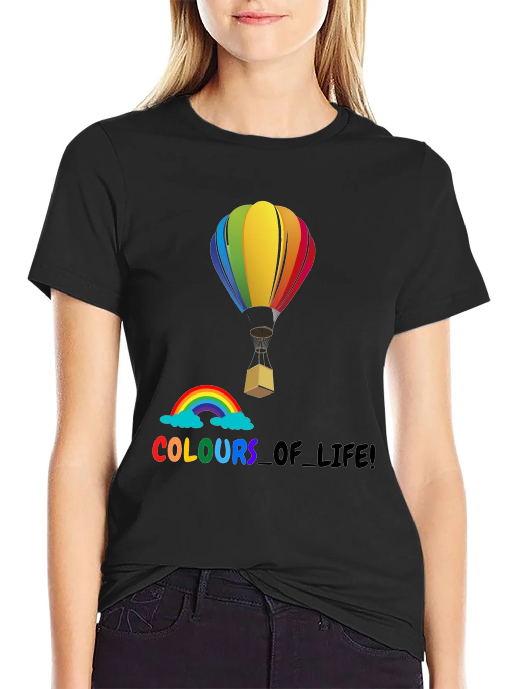 Rainbow Colors of Life Graphic T-Shirt product image 2